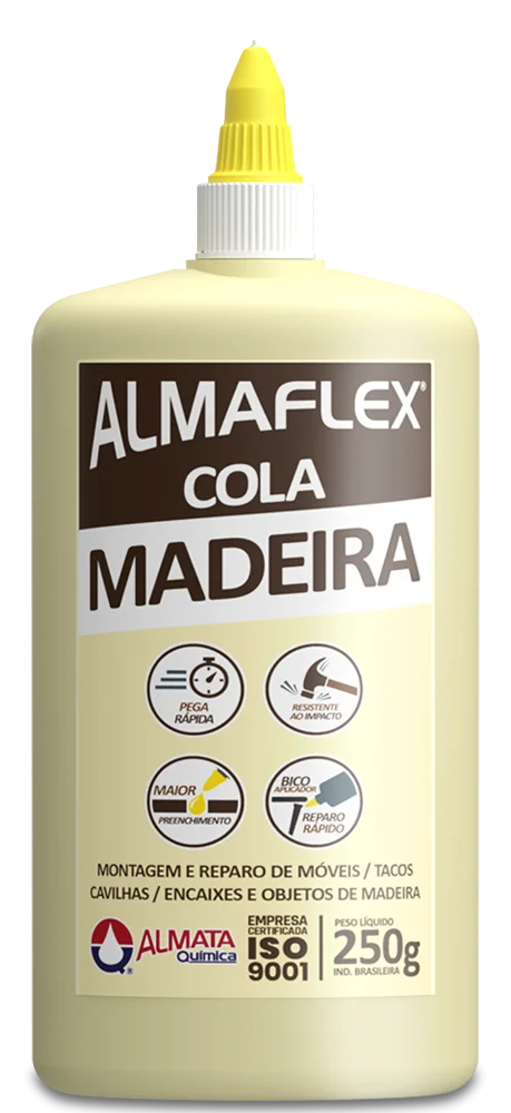 Adesivo Cola Madeira 250G Almata