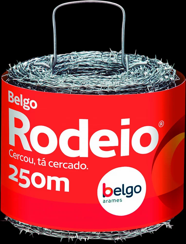 Arame Farpado 1,60Mm 250M Belgo Rodeio