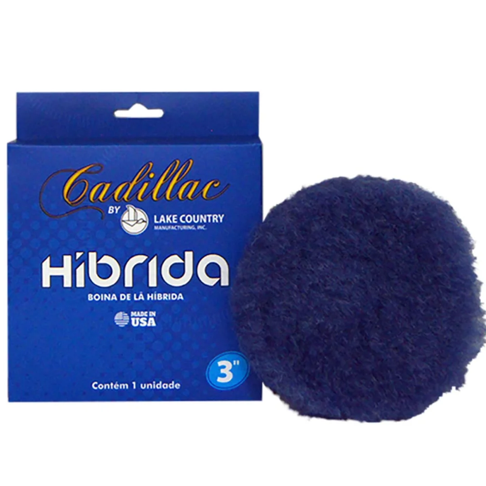 Boina de Lã Híbrida 3" Azul Cadillac