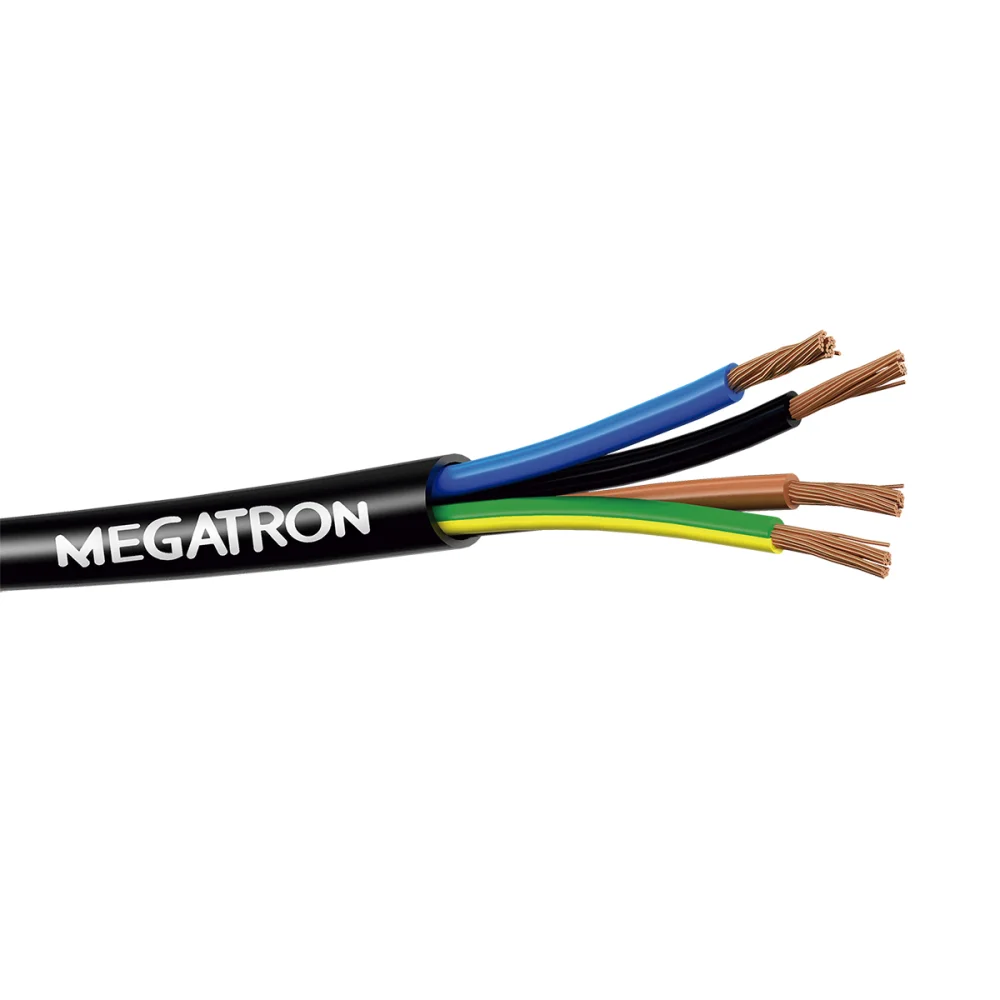 Cabo Pp 4 Condutores 500V 4X1,5Mm 100Mts Megatron/Cobrecom