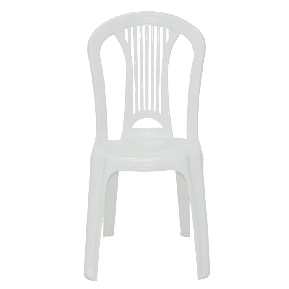 Cadeira Bistrô Atlântida em Polipropileno Branco Tramontina
