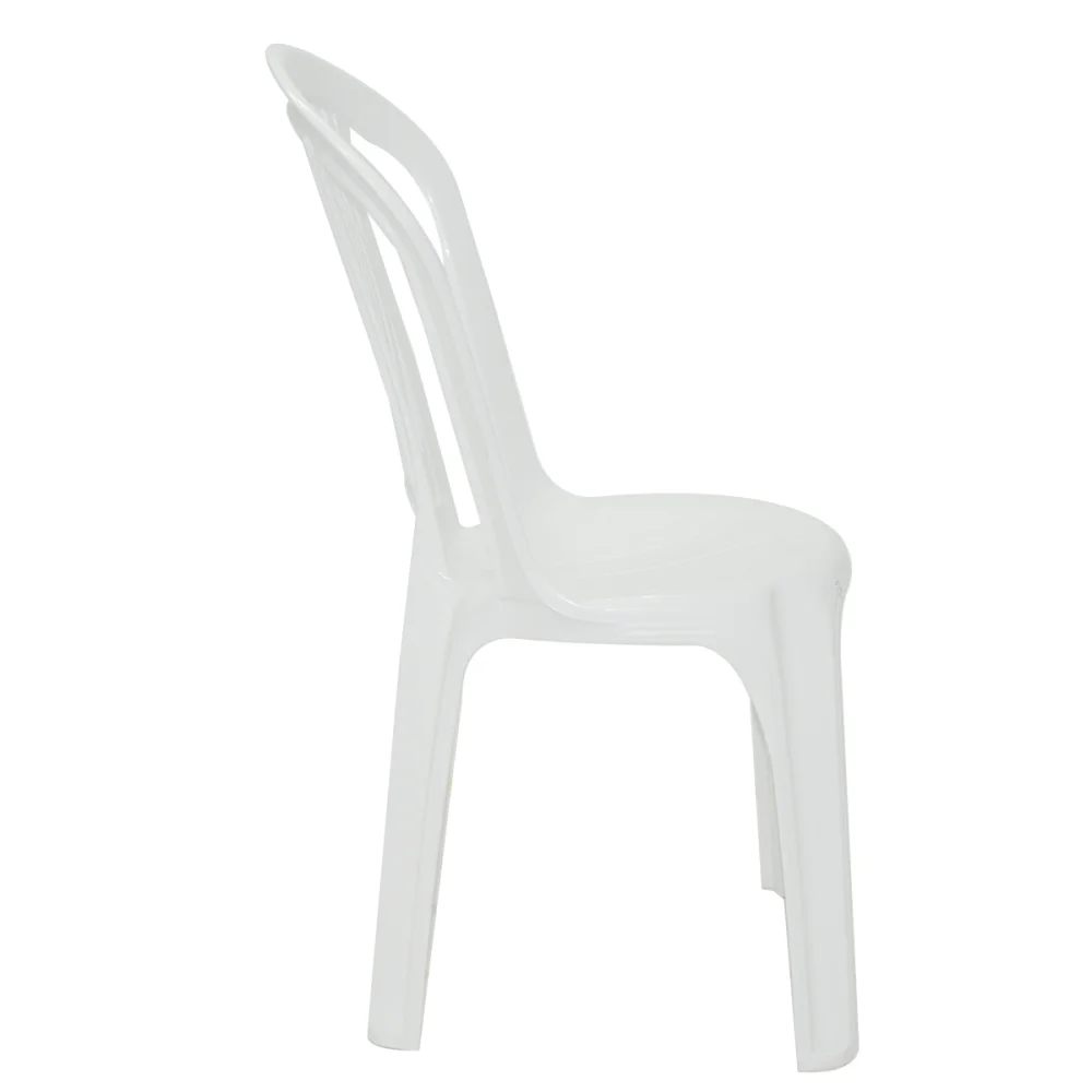Cadeira Bistrô Atlântida em Polipropileno Branco Tramontina