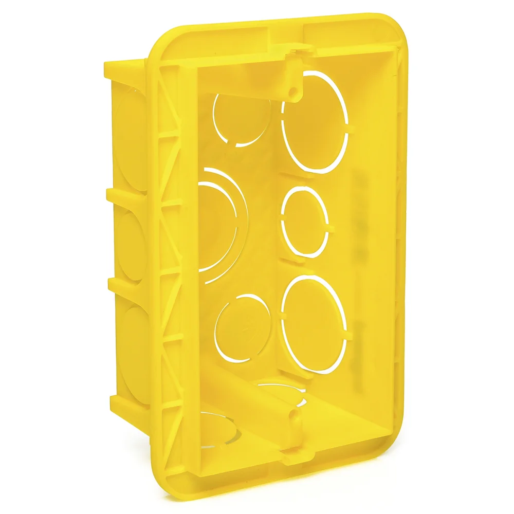 Caixa de Luz Embutir 4X2 Amarela Legrand