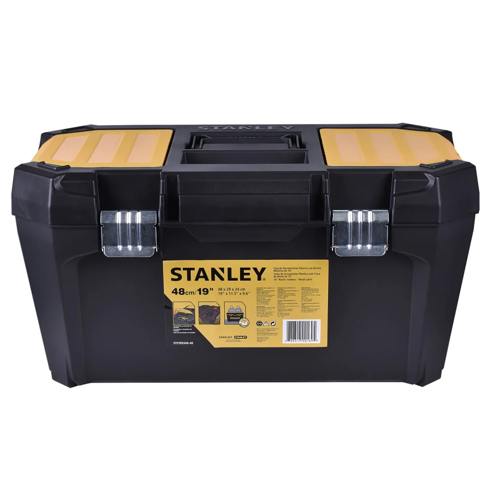 Caixa Organizadora Plástica Empilhável Stst80346-40 Stanley
