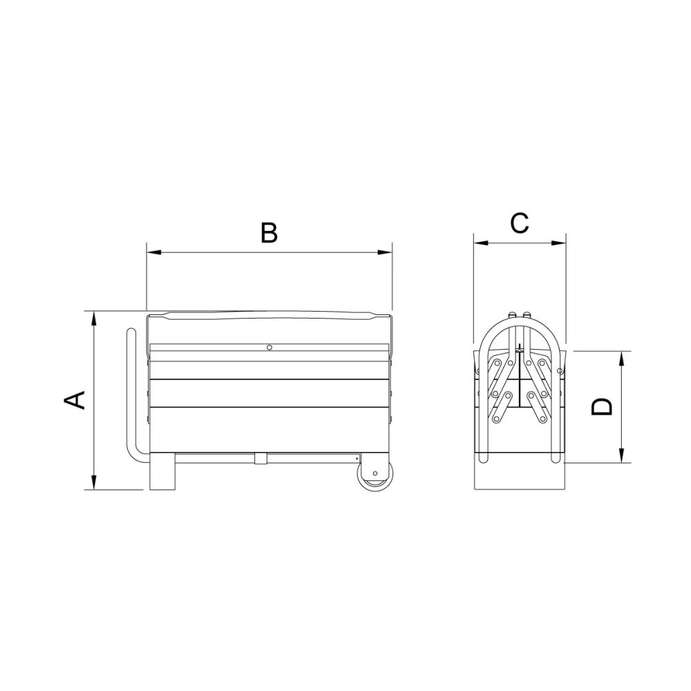 Caixa Sanfonada Cargobox 60 Pçs Tramontina 44952660