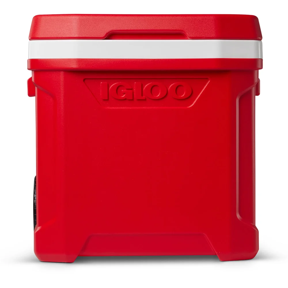 Caixa Térmica Cooler Ice Cube Vermelha C/ Rodas 56L Igloo