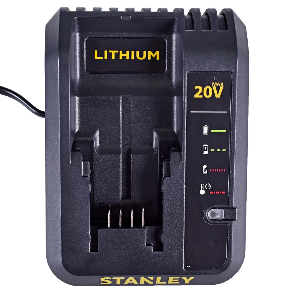 Carregador de Bateria Íon Lítio 20V Sc201 Stanley 127V