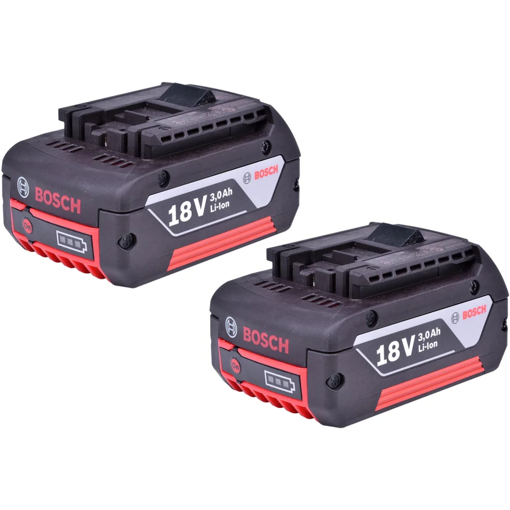 Carregador de Bateria Ion Lítio Bivolt +2 Baterias 18V Bosch
