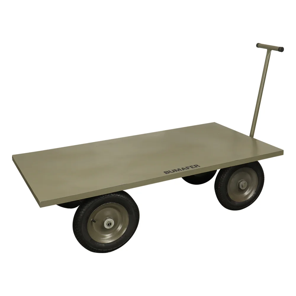 Carro Plataforma Aço 1500X800Mm 800Kg Bumafer