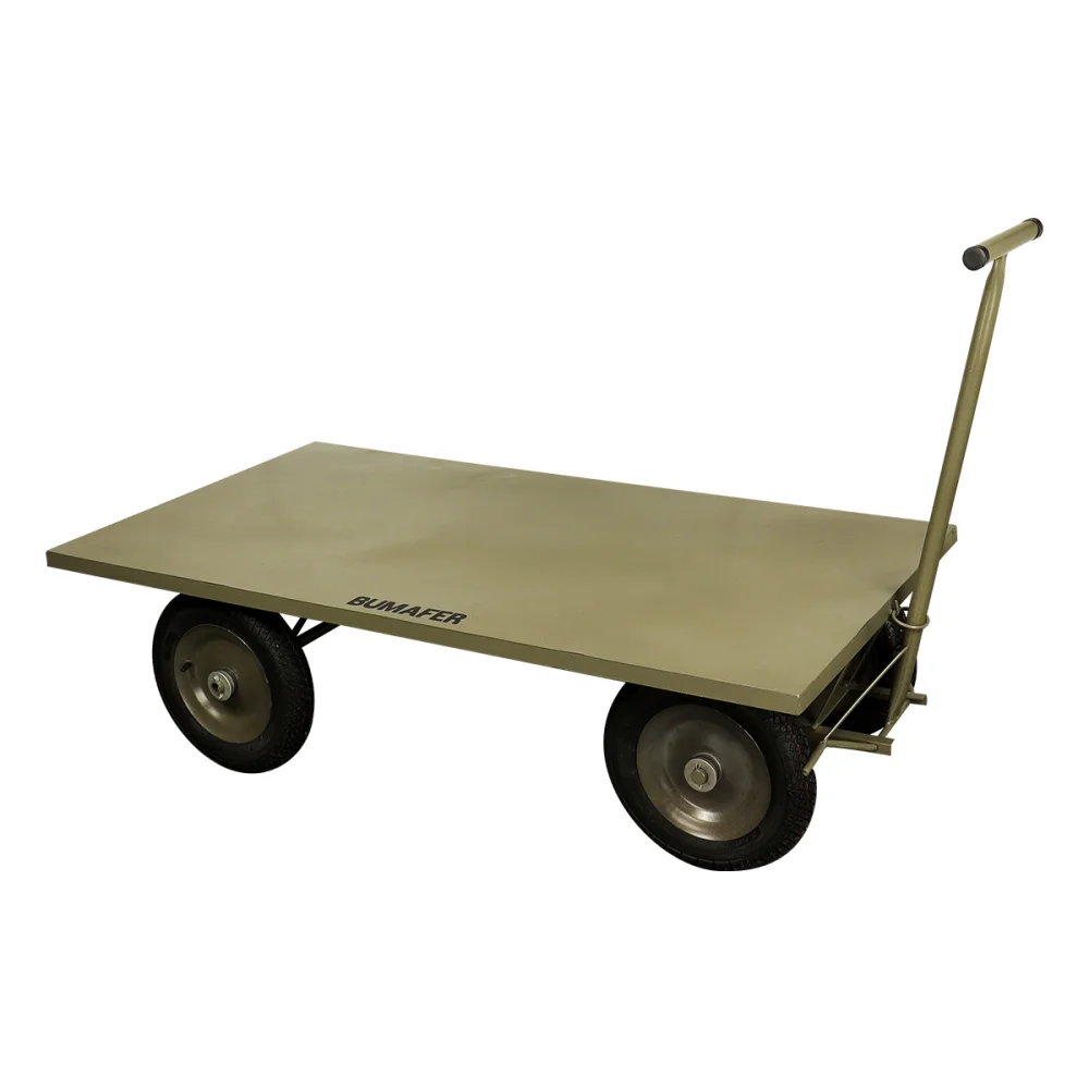 Carro Plataforma Aço 1500X800Mm 800Kg Bumafer