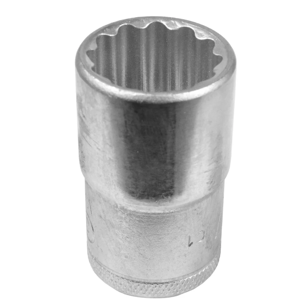 Chave Soquete 17 MM Estriado Encaixe 1/2" Gedore