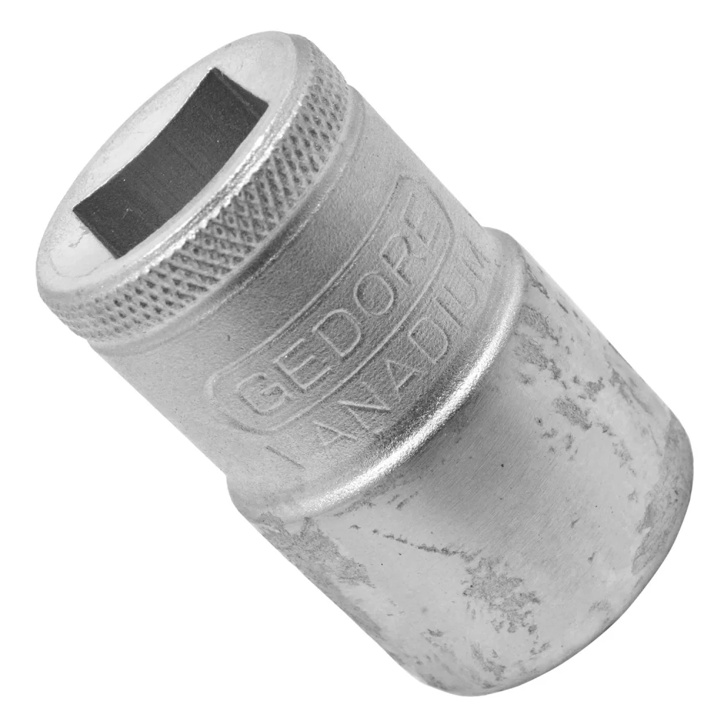 Chave Soquete 18 MM Estriado Encaixe de 1/2" Gedore