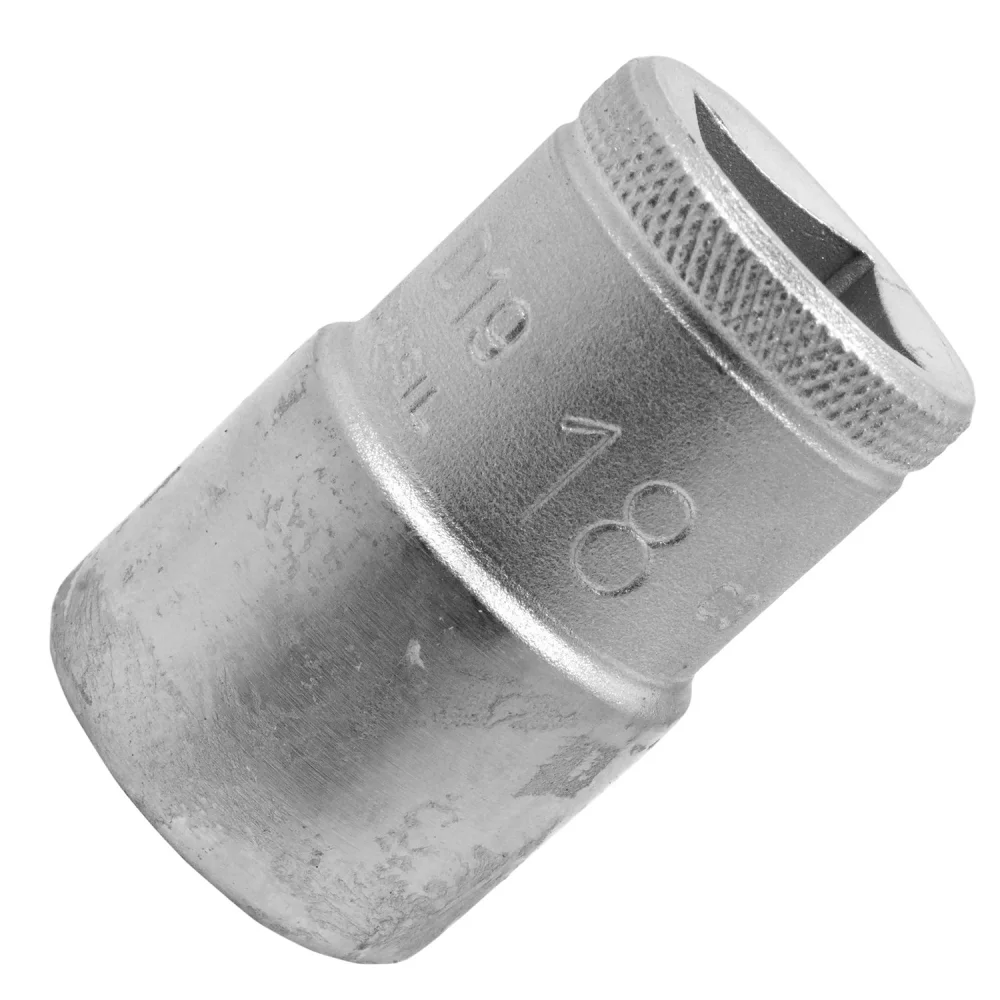 Chave Soquete 18 MM Estriado Encaixe de 1/2" Gedore