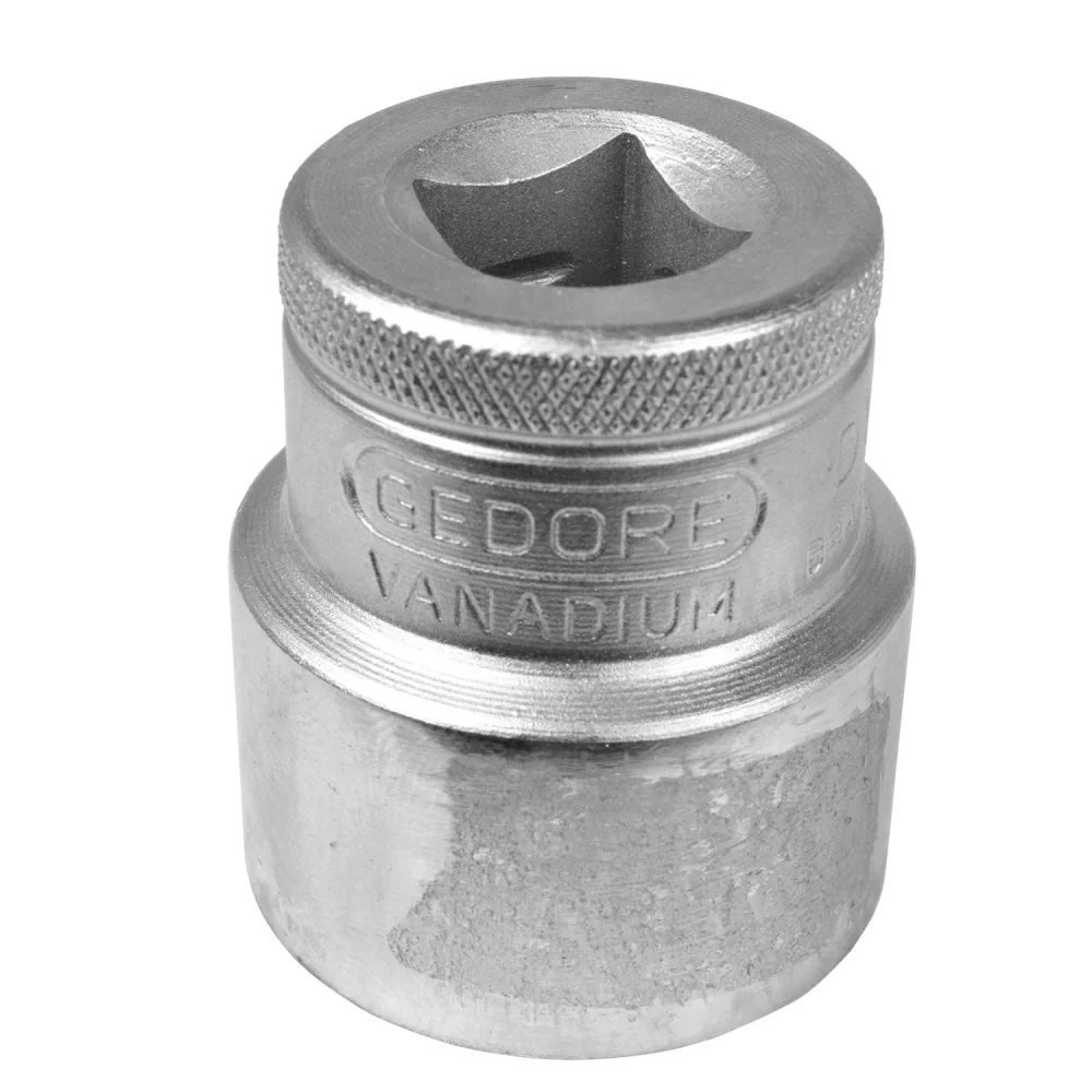 Chave Soquete Estriado 27 MM Encaixe de 1/2" Gedore