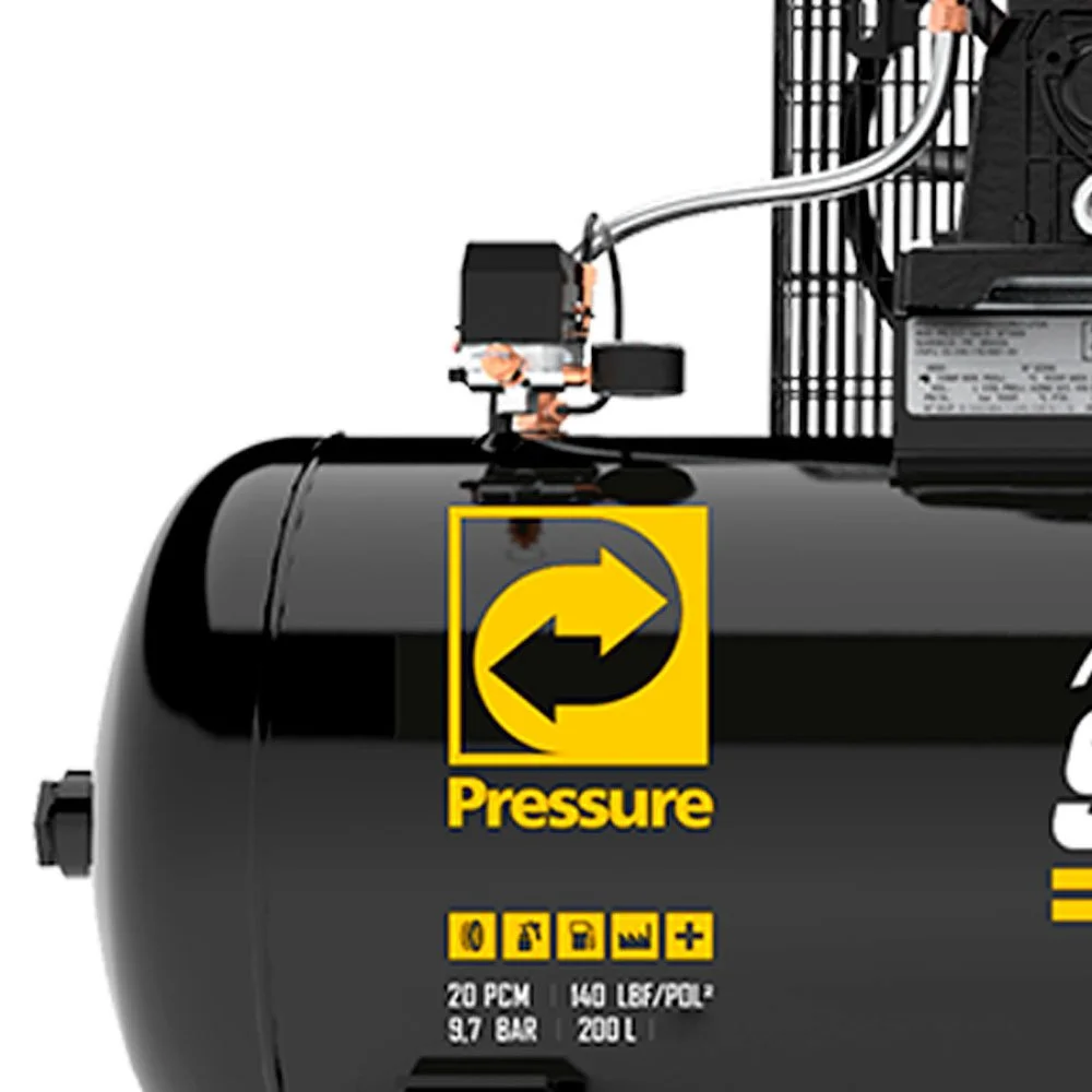 Compressor de Ar Storm 600Trif Ip21 220/380V Pressure