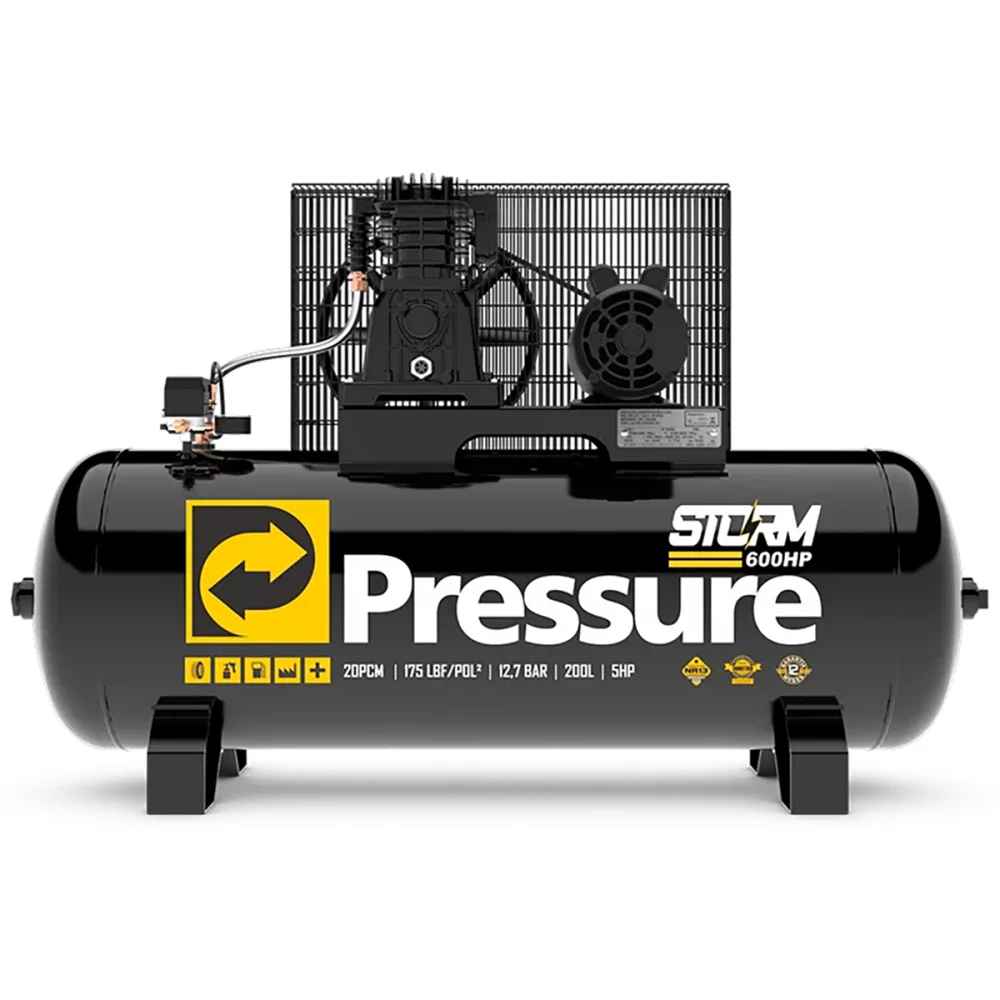 Compressor de Ar Storm 600 Alta Pressão 20/200 Ip21 Pressure