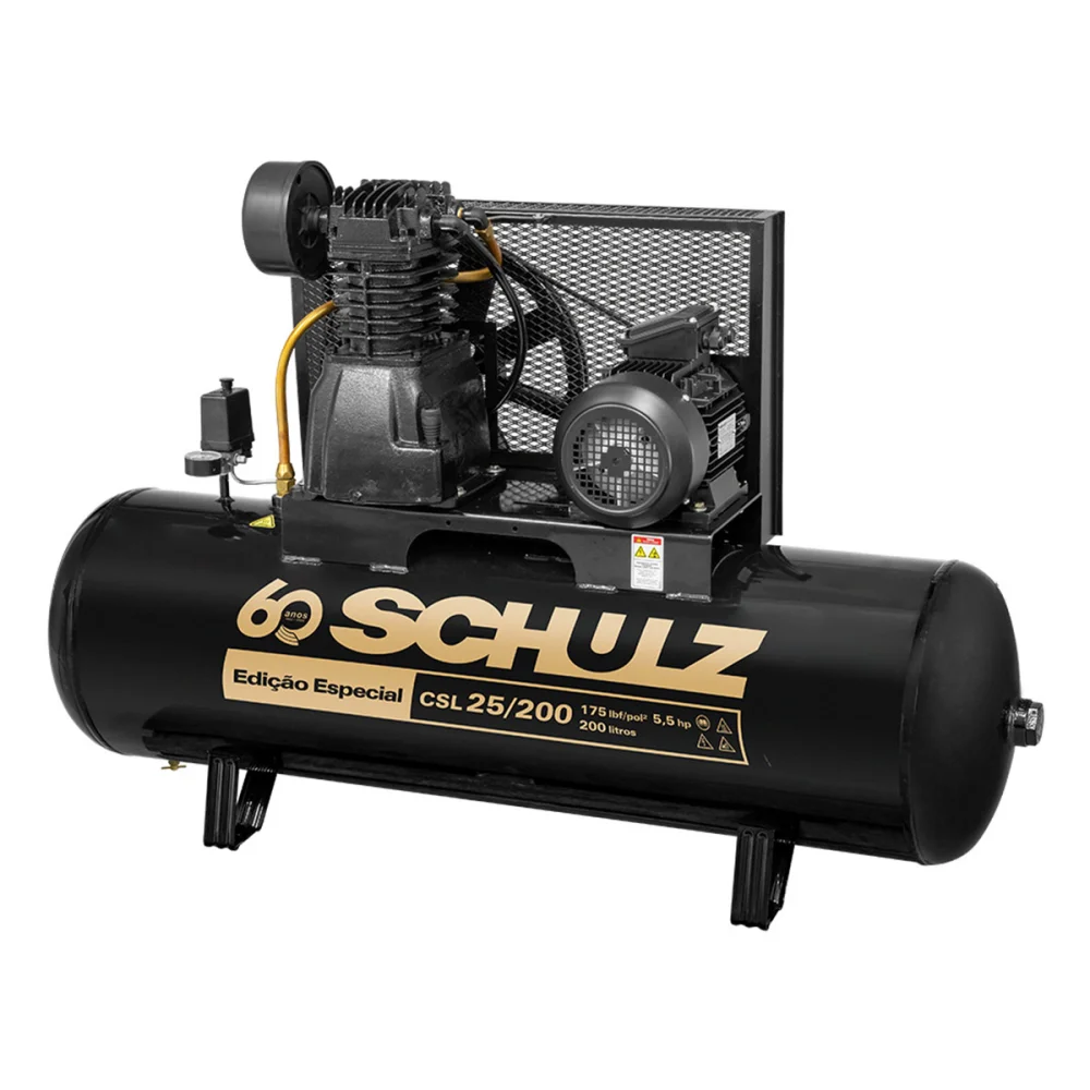 Compressor de Pistão 25/200 220V Schulz