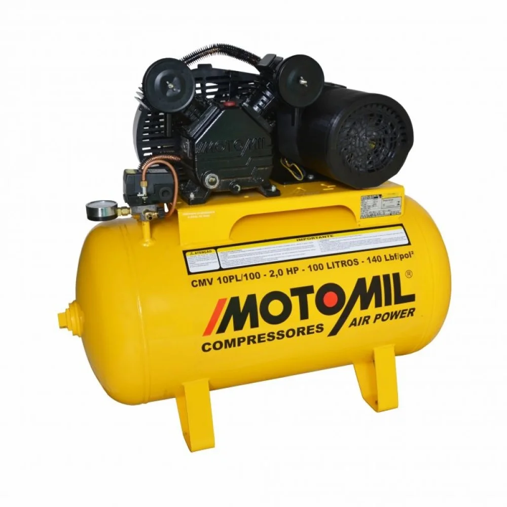 Compressor Profissional Leve Cmv-10Pl/100A 127V Motomil