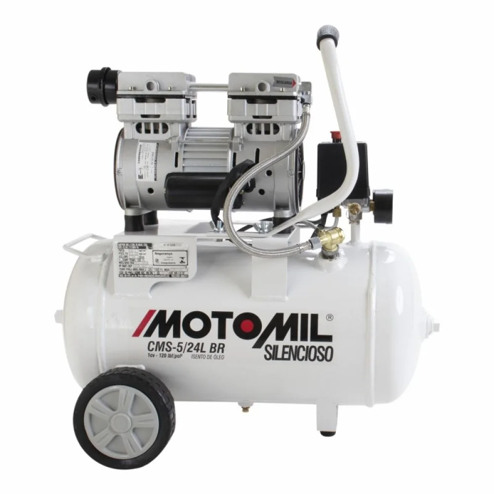 Compressor Odonto Silencioso Cms 5,0/24Br 127V Motomil
