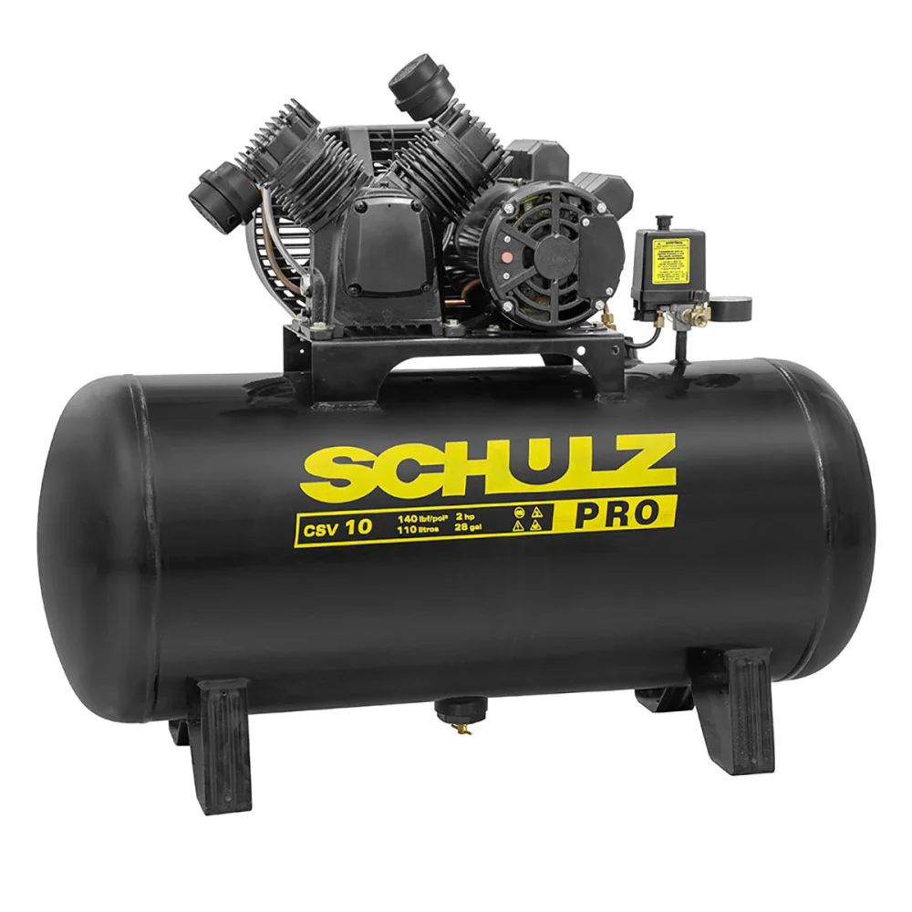 Compressor Pro Csv 10/110 110L 2Hp Trifásico Schulz