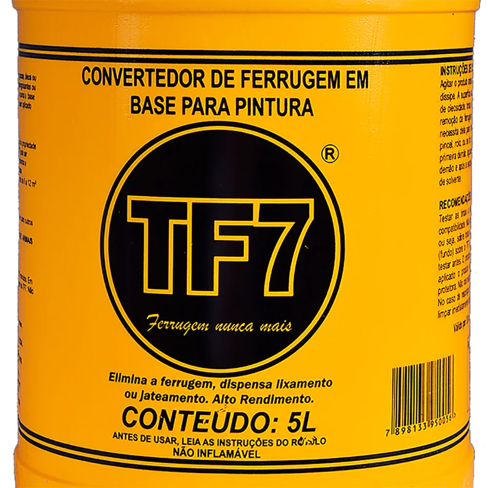 Convertedor de Ferrugem Cf-Tf7 5 Litros Tf7