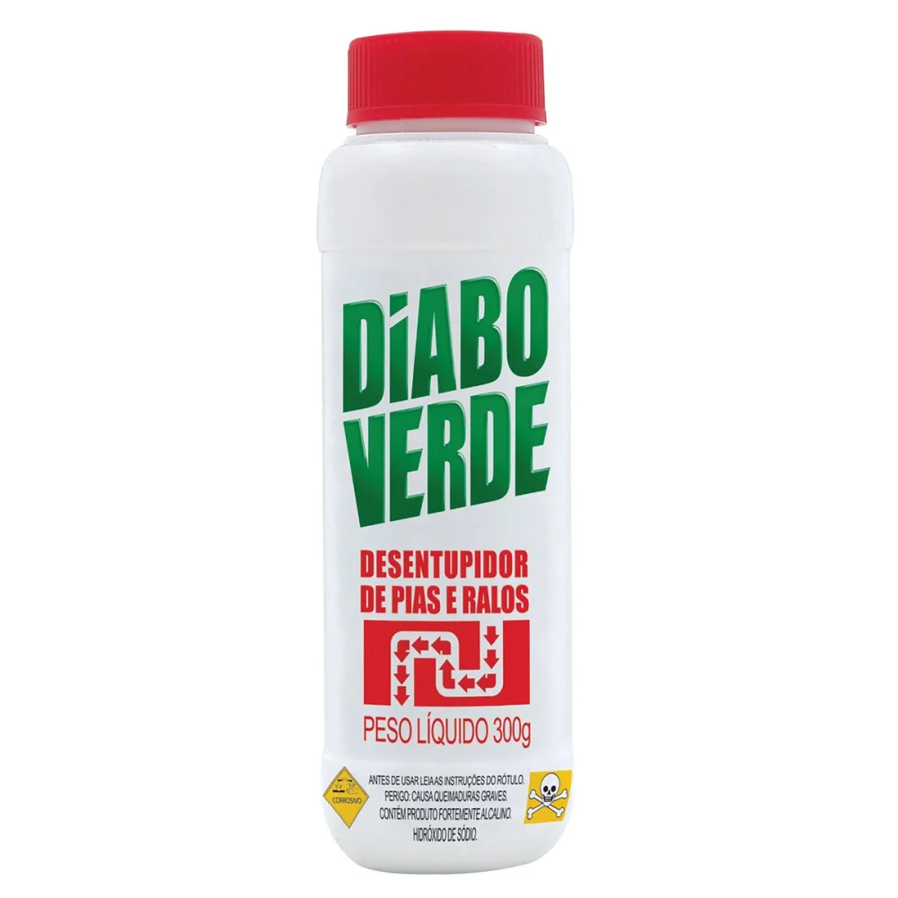 Desentupidor Granulado 300G da Diabo Verde