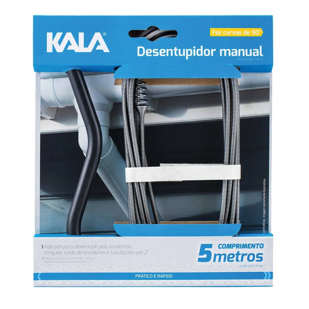 Desentupidor Manual Kala 5 Metros