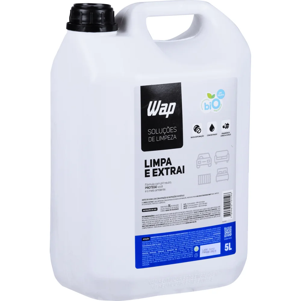 Detergente para Extratora Limpa e Extrai 5L Wap