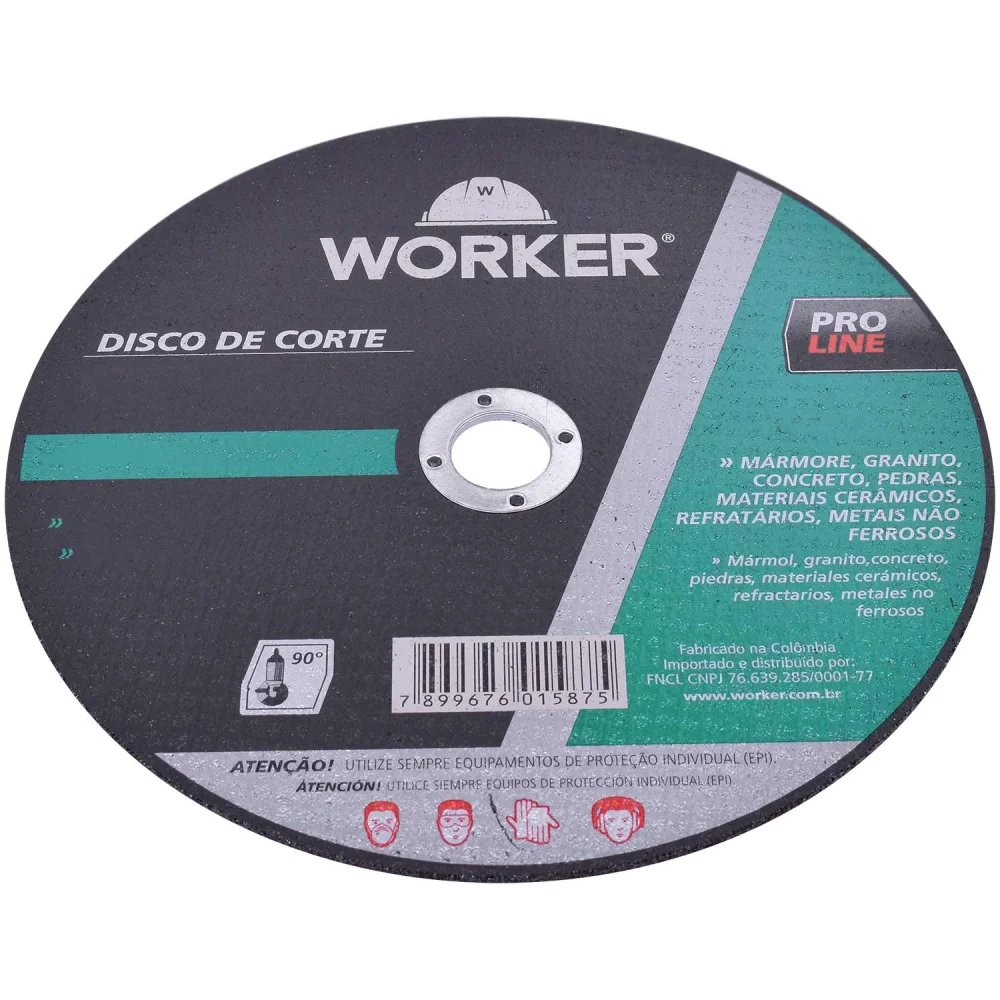 Disco Corte 9" X 1/8" X 7/8" Worker