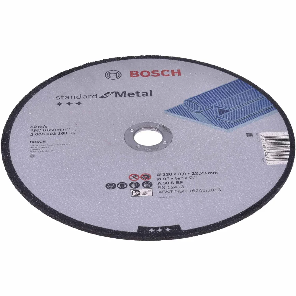 Disco de Corte Metal BOSCH Standard 115mm x 1mm