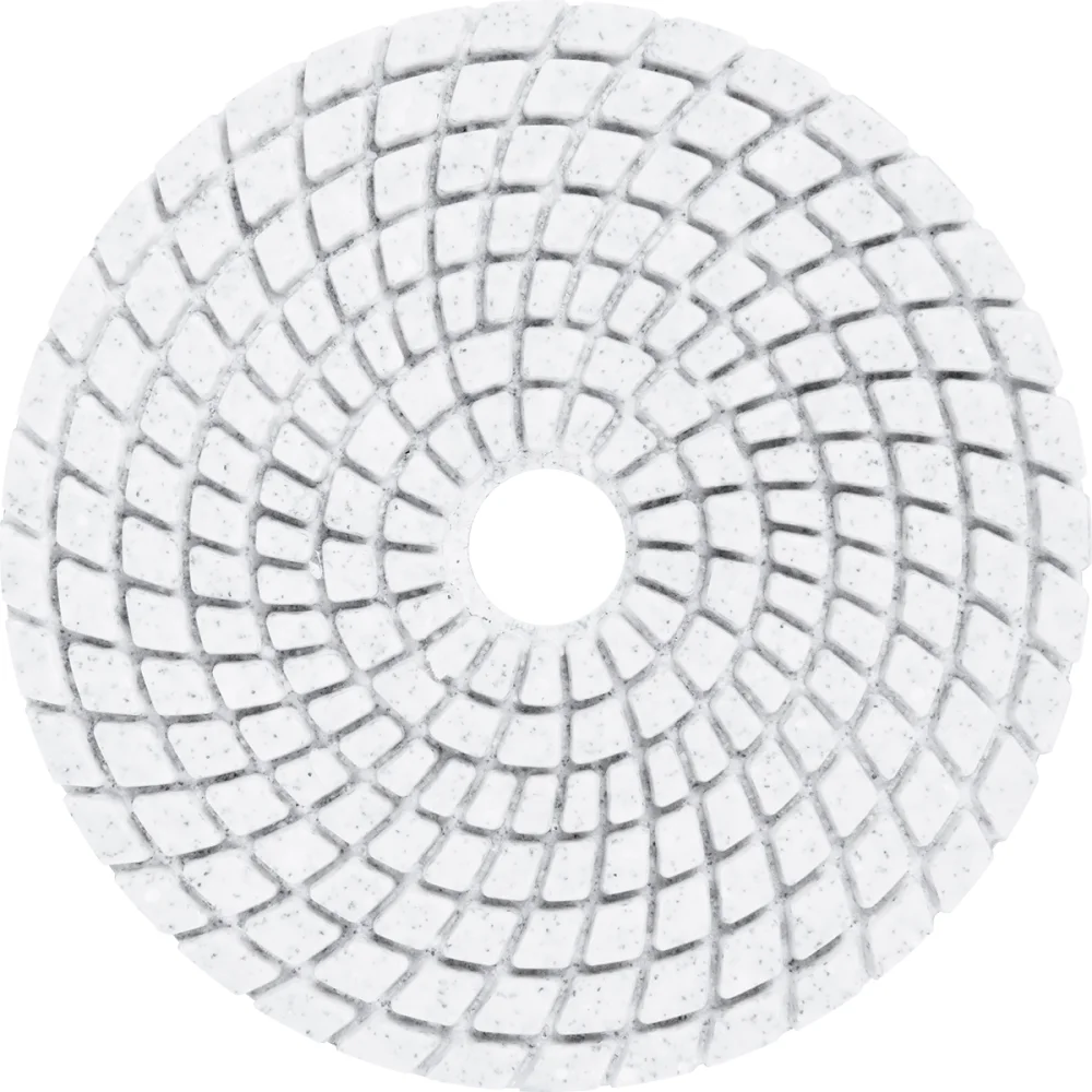 Disco de Lixa Diamantada com Velcro 4" G3000 Branco Worker