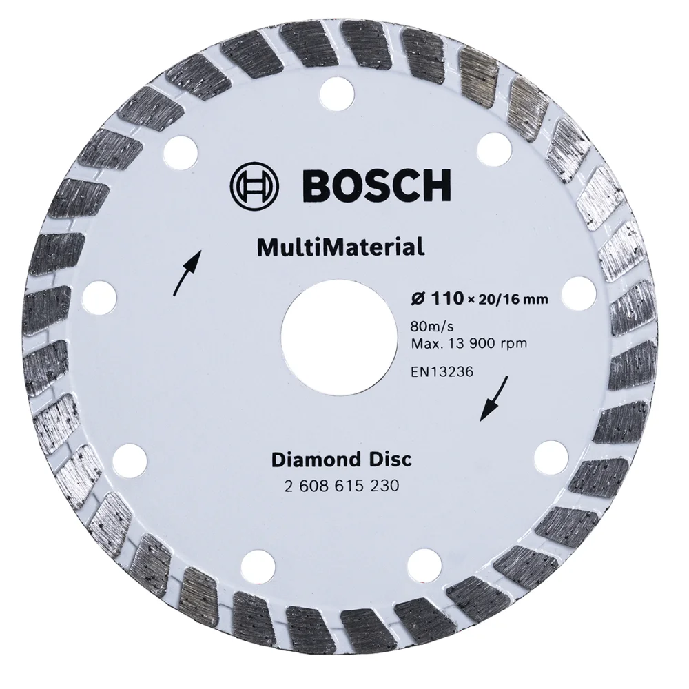 Disco de Corte Diamantado 110Mm Turbo Bosch