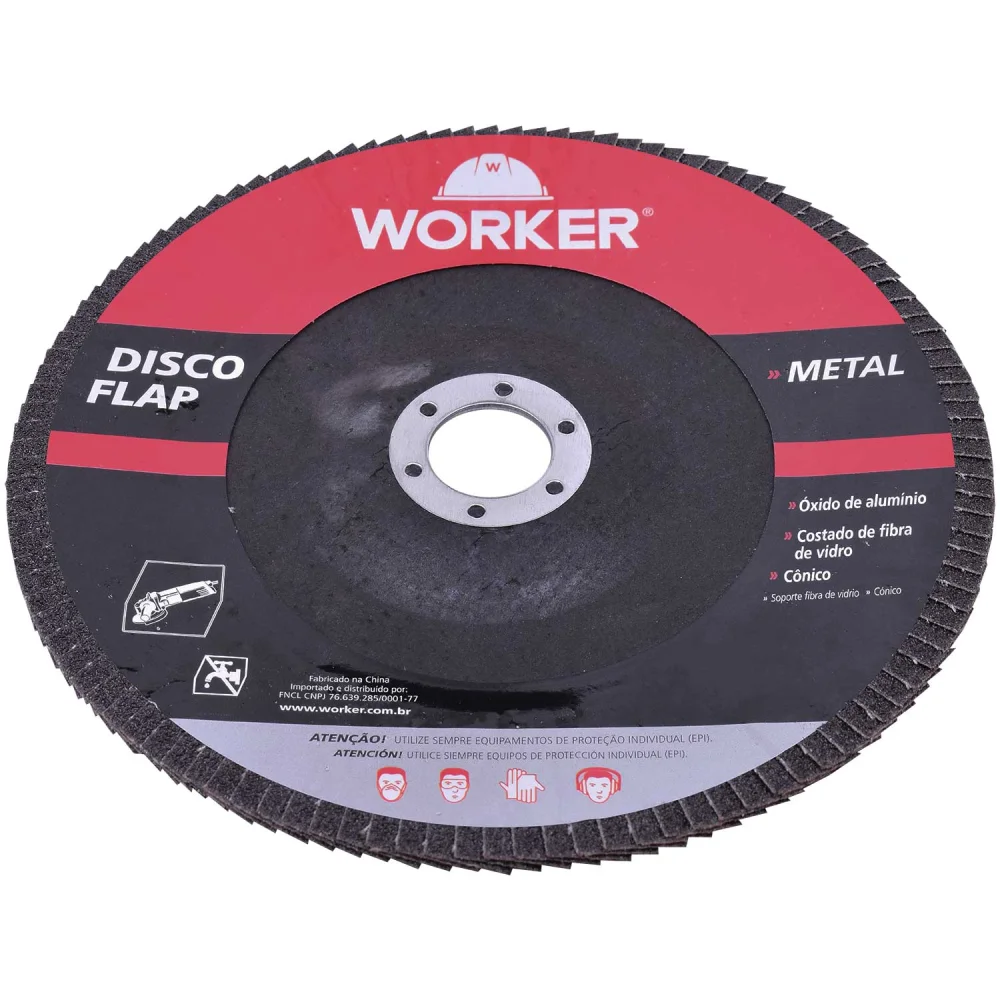 Disco Flap Reto G60 178 X 22,23Mm Metal Worker