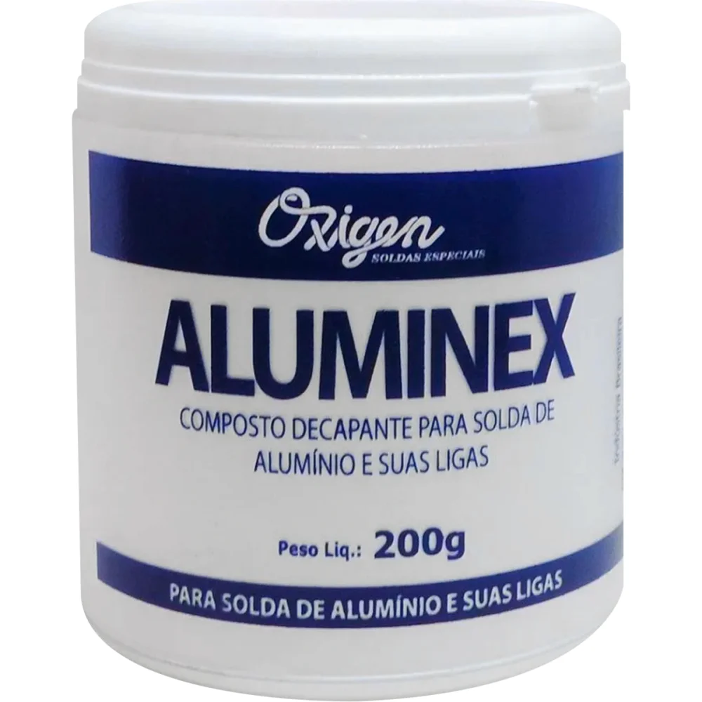 Fluxo para Solda Aluminex em Pó 200G Oxigen