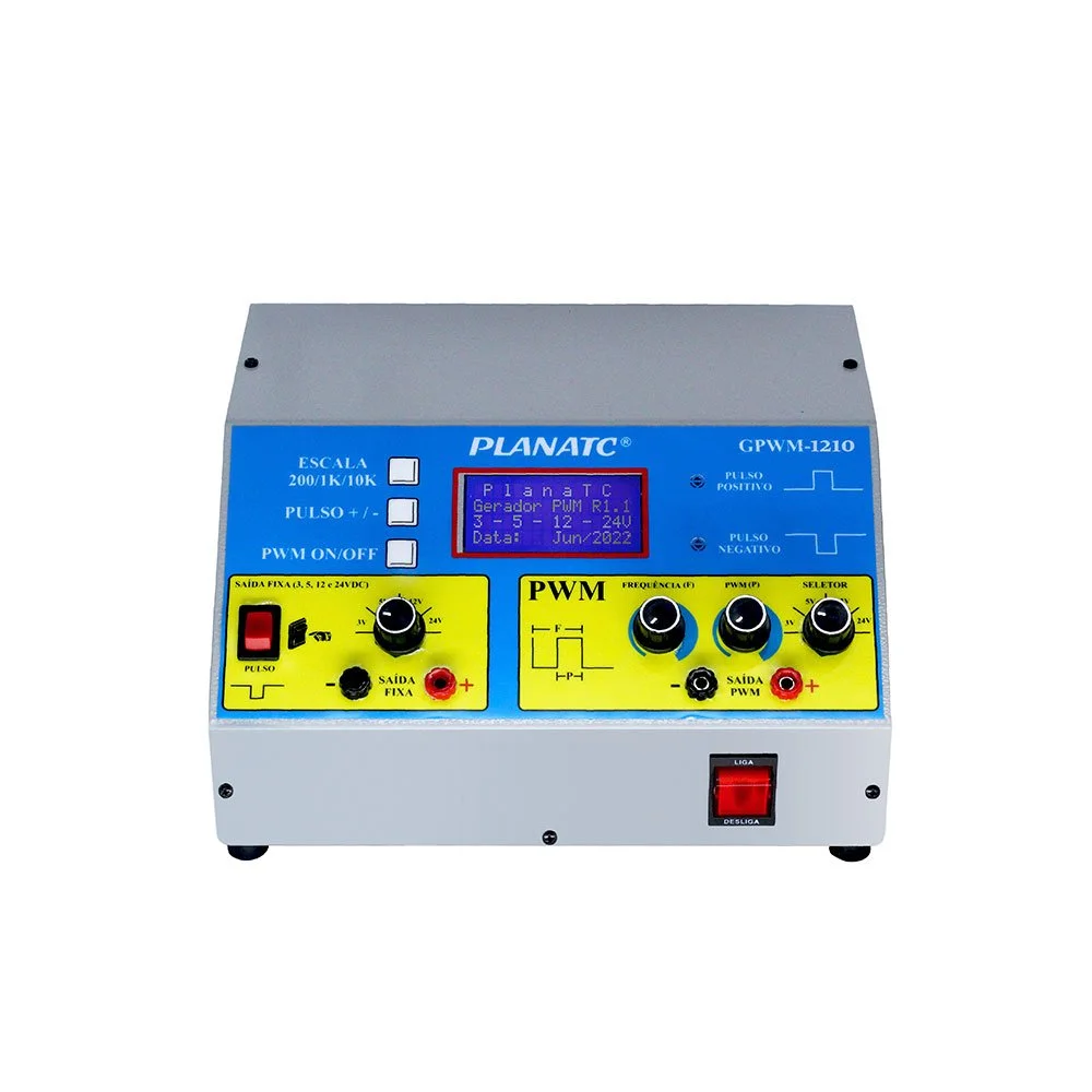 Gerador de Sinal Pwm e Teste de Alternador Piloto Gpwm-1210 Planatc