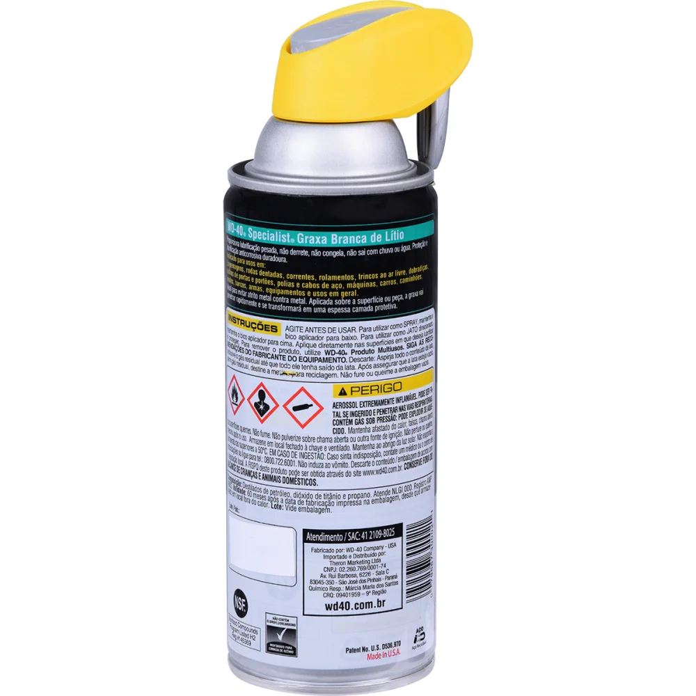 Graxa Branca de Lítio Spray 400Ml Wd-40 Specialist