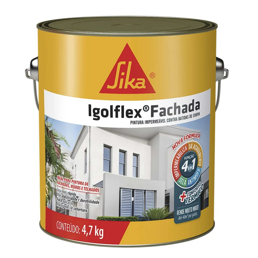 Igolflex Fachada Impermeabilizante 4,7Kg Sika