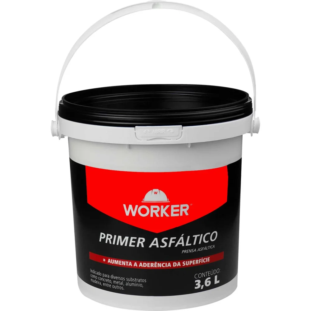 Impermeabilizante Primer Asfáltico 3,6L Worker