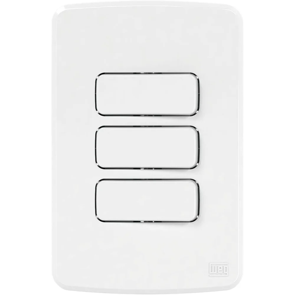 Interruptor 3Ts Linha Composé 4X2 Branco 10A da Weg