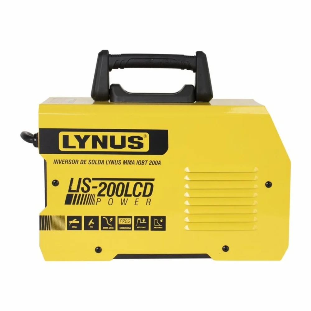 Inversor de Solda 200A Lis-200 Lcd Bivolt Lynus