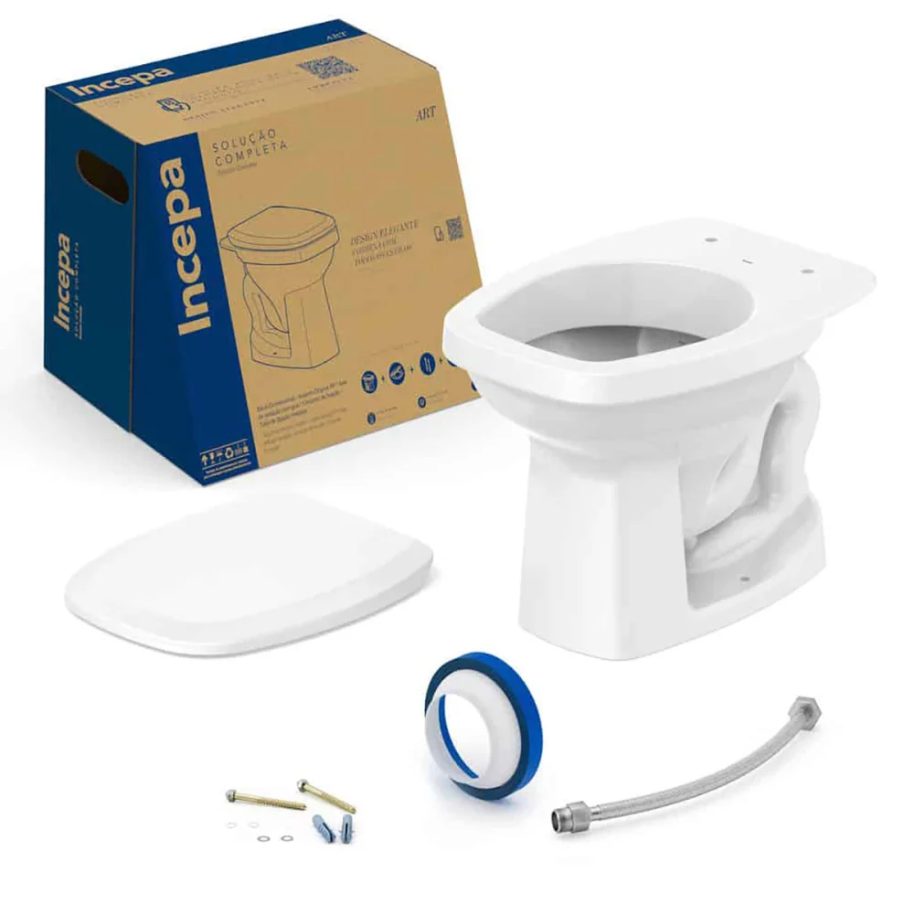 Kit para Vaso Sanitário Completo Branco 37X50Mm Roca