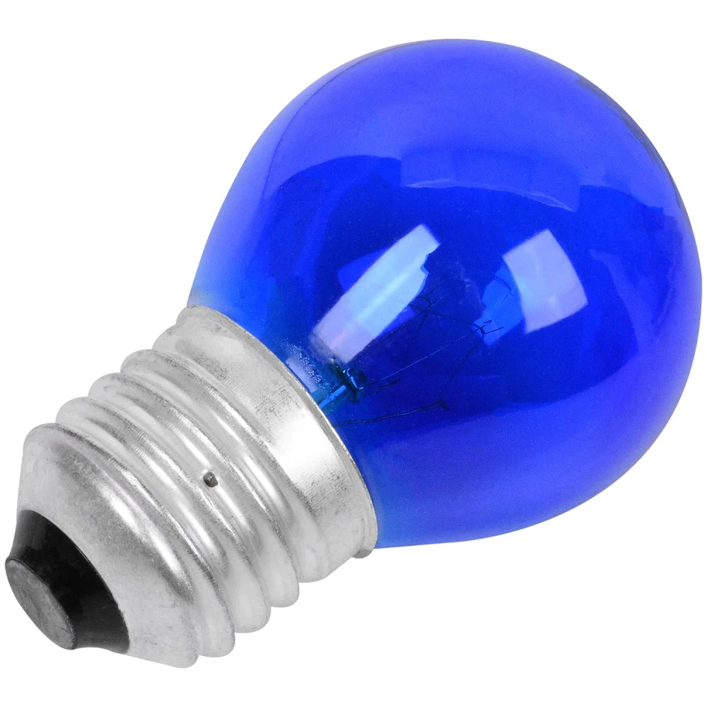 Lâmpada Bolinha 15W E27 Azul Incandescente Liege 127V