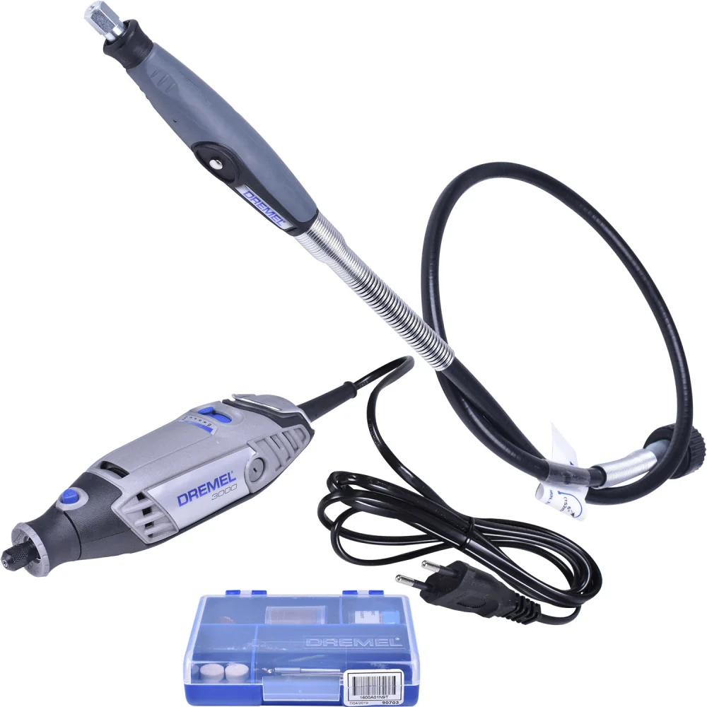 Microrretífica 3000 com 82 Acessórios 3000-1/82 Dremel 127V