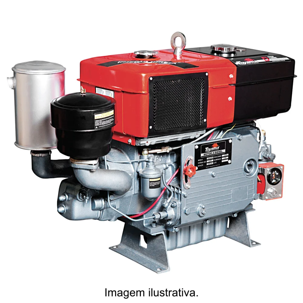 Motor a Diesel 24Hp Tdwe22R-Xp Refrigerado a Água da Toyama