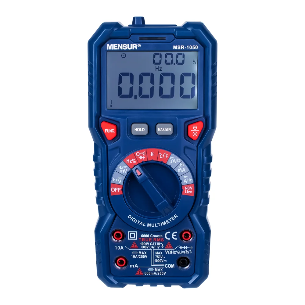 Multímetro Digital Msr-1050 da Mensur