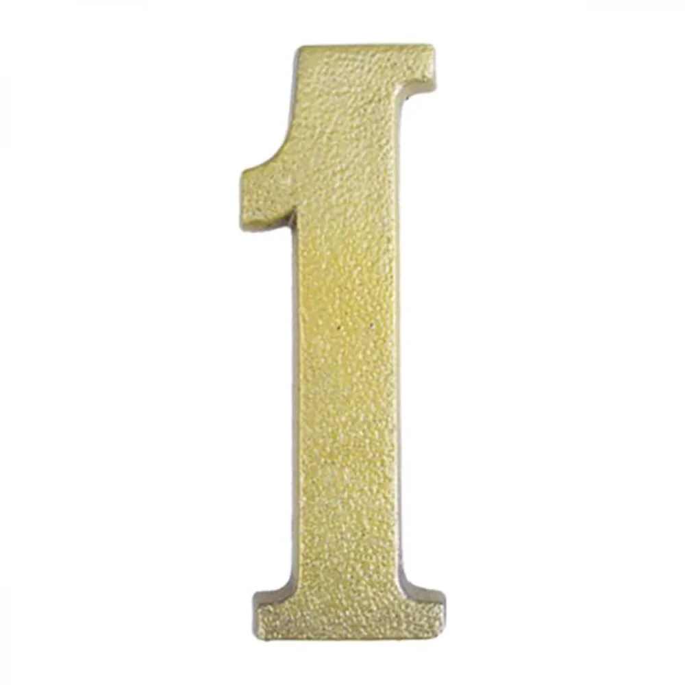Número Residencial Plástico N°1 Bronze 10Cm Kala
