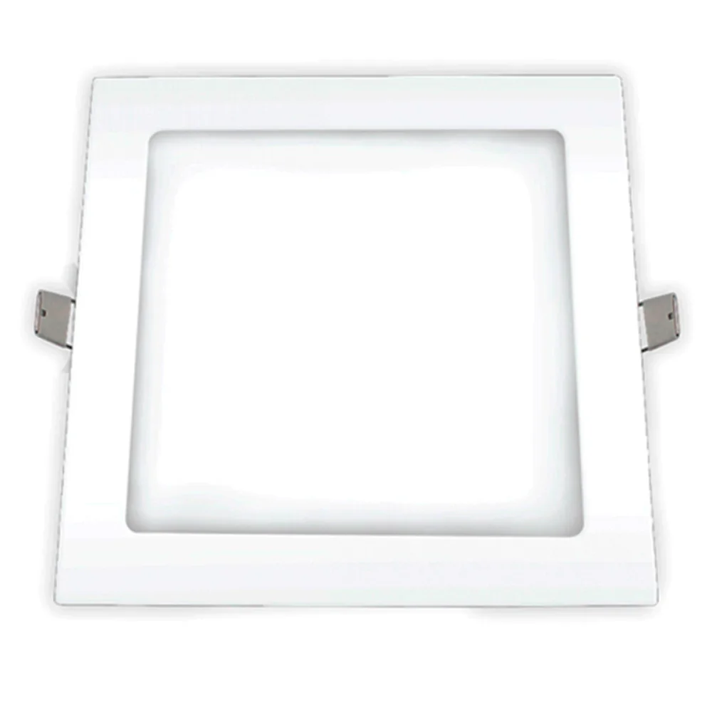 Painel Led Embutir 18W Biv 4000K Quadrado Ourolux