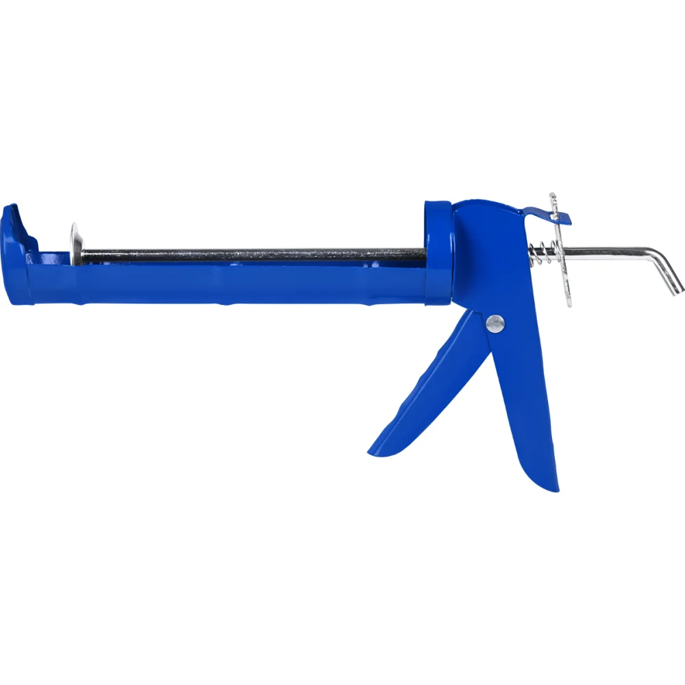 Pistola Aplicadora de Silicone Azul Metálica 9" Kala