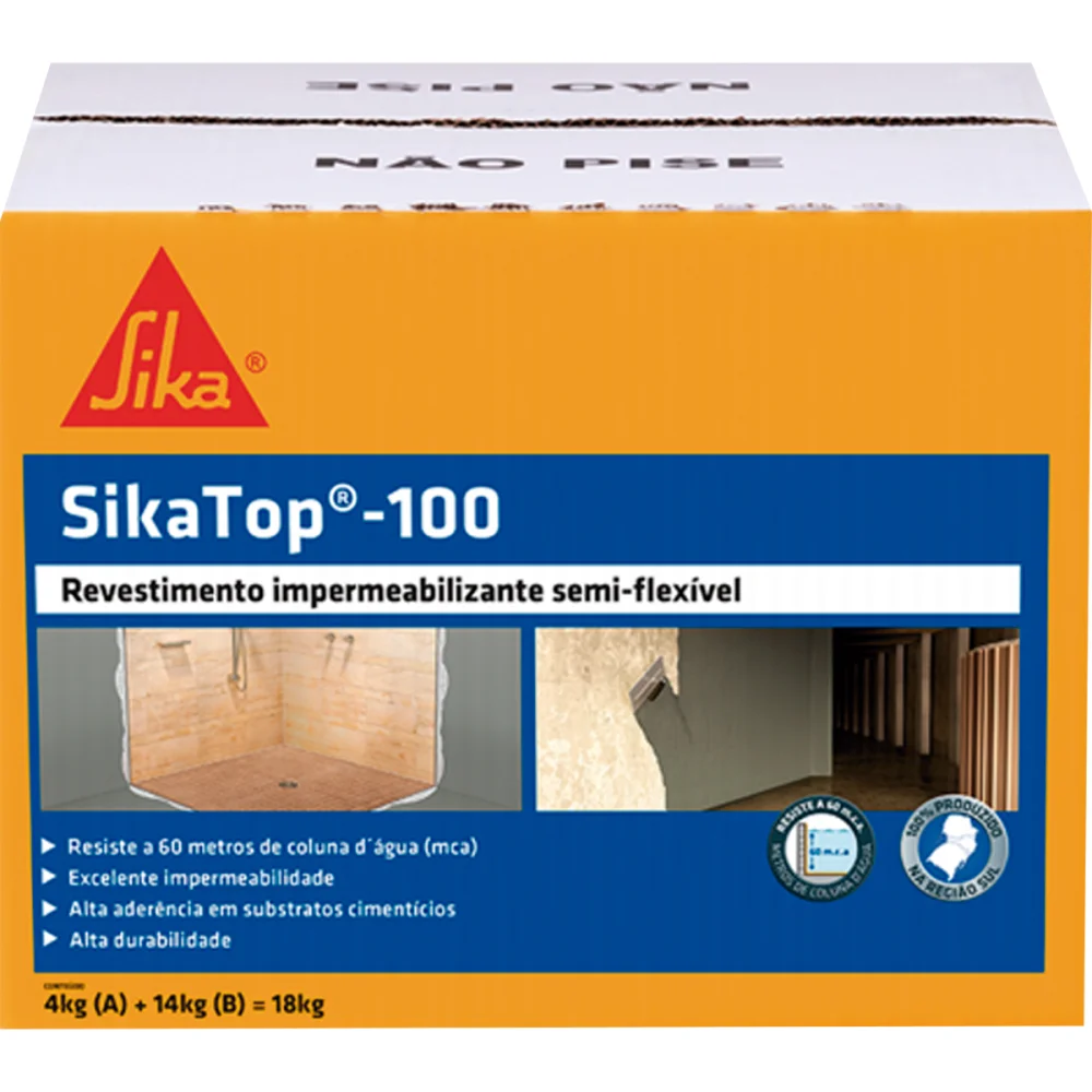 Sikatop-100 Revestimento Impermeabilizante 18Kg Sika