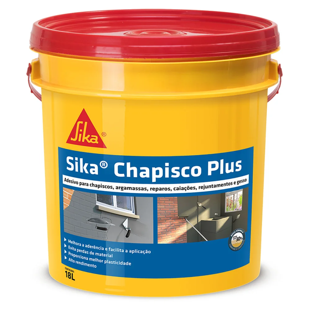 Sika® Chapisco Plus Adesivo Sintético 18L Sika